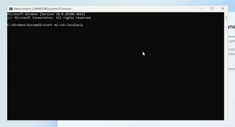 Local Account Command