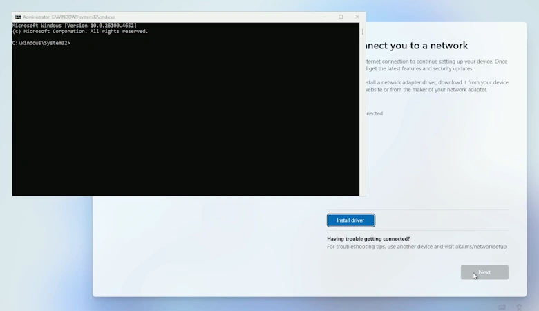 Opening Command Prompt