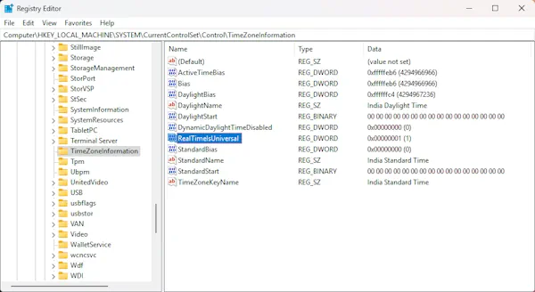 UTC Key Added